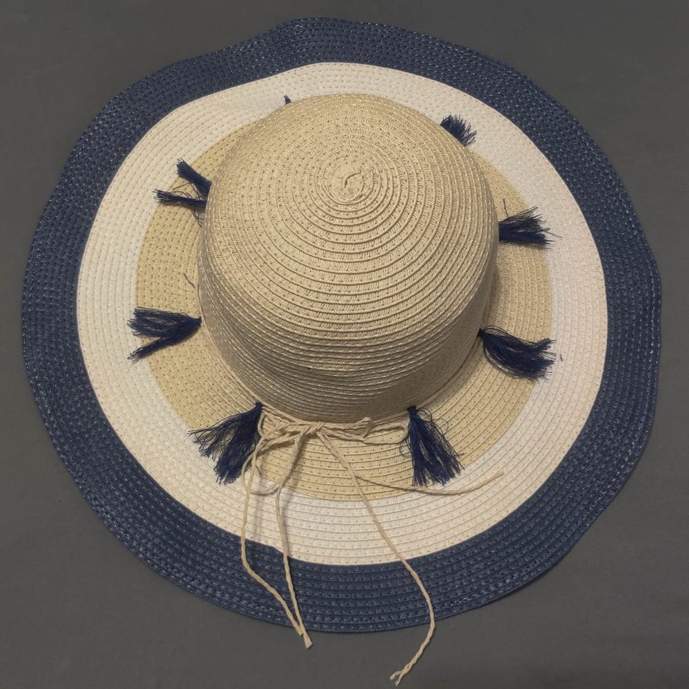 Quagga Green Label, Blue, White, Beige, Sun Hat